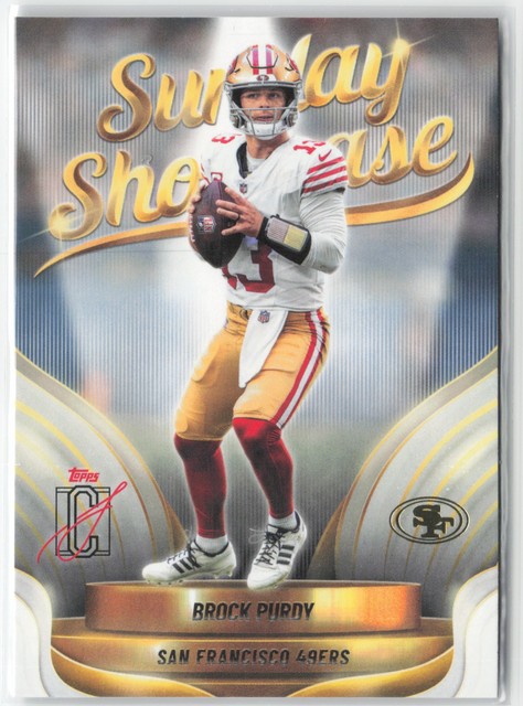 2025 Topps Signature Class | 49ers | #SS-13 Sunday Showcase Brock Purdy