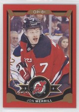 2015-16 O-Pee-Chee Red Border Jon Merrill #490 0c3