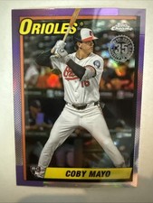 2025 Topps Chrome - 1990 Topps Baseball Coby Mayo #90CB-17 (RC)
