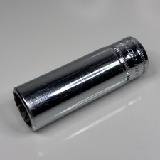 Snap On Tools SFSM13 3/8 Dr 6Pt Metric 13mm Flank Dr Deep Chrome Socket USA 1997 Snap On Tools SFSM13 3/8 Dr 6Pt Metric 13mm Flank Dr Deep Chrome Socket USA 1997
