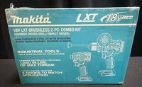Makita XT297T 18V LXT 1/2" Hammer Drill Driver & Impact Driver Combo Kit