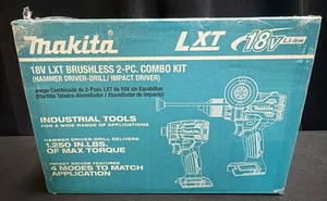 Makita XT297T 18V LXT 1/2" Hammer Drill Driver & Impact Driver Combo Kit