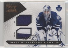 2010-11 Panini Luxury Suite Jersey/Prime Jersey 15/150 Jonas Gustavsson #68 av1