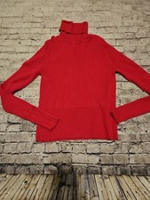 Zara Women's Size Medium Pink Turtle Neck Sweater