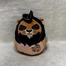 Disney Lion King Squishmallows Original Disney 8 Inch Scar Plush Toy NEW
