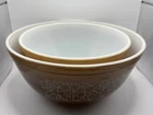 Woodland Brown Pyrex Nesting Mixing Bowls