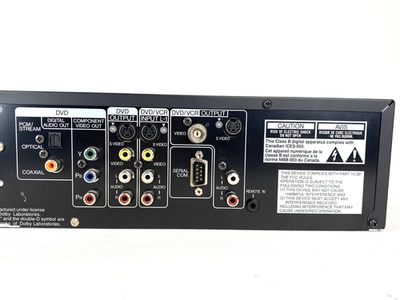 JVC SR-MV55 Professional Series VHS/DVD Recorder Combo Player See