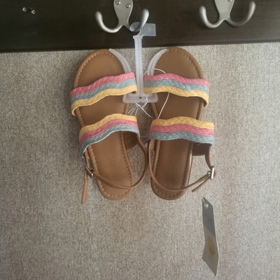 Kids Size 1 Sandals From Target Brand New Colorful Youth Summer Cat And Jack