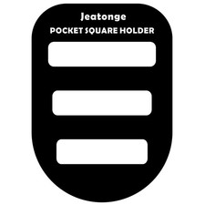 Pocket Square Holder Keeper Organizer Pocket Squares for Men Prefolded...