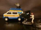 TONKA TRUCK TV 5 NEWS VAN  BONUS !  FISHER PRICE TELEVISION CAMERAMAN 1970S VTG