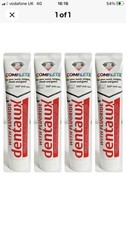 4 x 125ml Tube Dentalux Toothpaste Complete 360° Oral Care With Fluoride Vegan 17.98 per litre