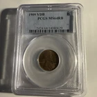 1909 VDB PGCS MS 64 Lincoln Penny RB