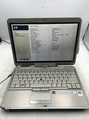 HP ELITEBOOK 2730P - BOOTS TO BIOS - INTEL 2 DUO L9400 - 2GB RAM - READ DESC -BB