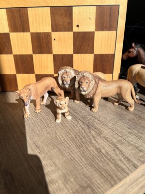 Schleich Löwen Familie guter Zustand 
