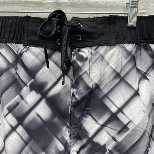 ZeroXposure Mens Large L Board Shorts Swimming Trunks Gray Mesh Lined Swim Pocke - Picture 3 of 6