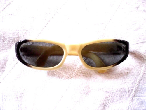 Vintage Cool Ray Polaroid 1980s Sunglasses Cari Michelle Black Glitter Made USA - 第 1/5 張圖片