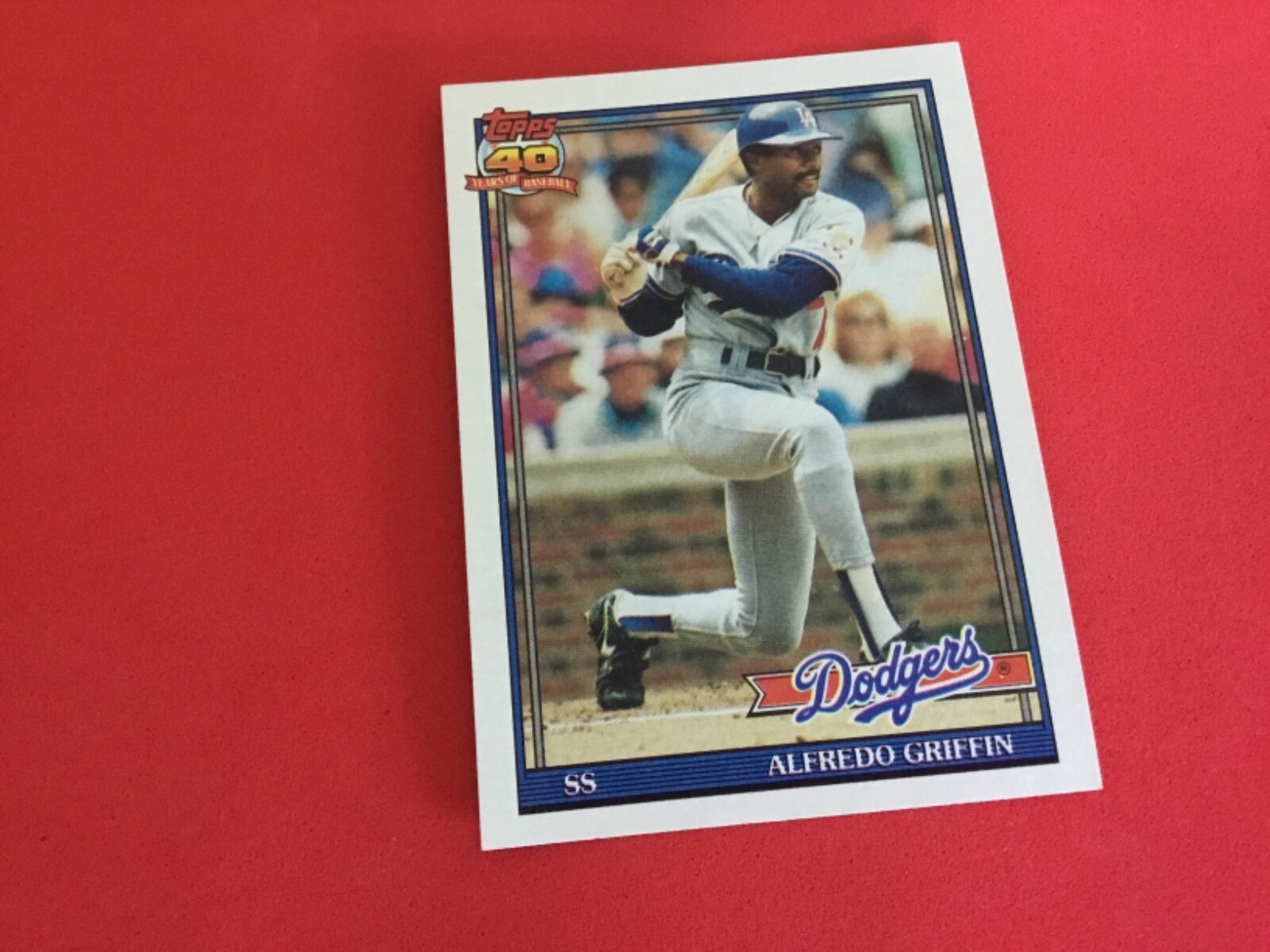 1991 Topps #226 Alfredo Griffin NM-MT Dodgers | eBay