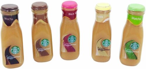 Miniature Dollhouse Fairy Garden Bottled Frappuccino - Set of 5 - Buy 3 Save $5