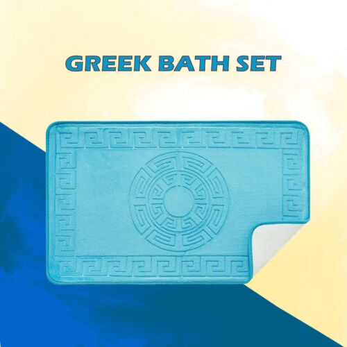 Tappetino da Bagno in Memory Foam Greco, Tappetini da Bagno Antiscivolo, Comfort Ultra Morbido, - Foto 53 di 85