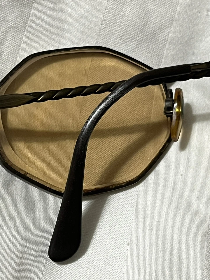 复古 Emporio Armani 033 906 拉丝古董青铜 49 - 20 - 135 仅框架 — 第 4/4 张图片