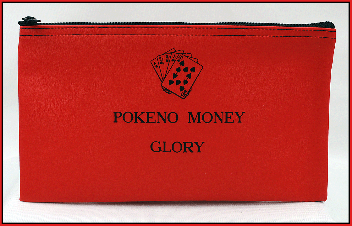 Personalized Bank Bag Custom Printed Money Bag Zipper Wallet Coic