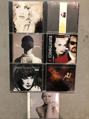 Eurythmics and Annie Lennox 7 CD Lot