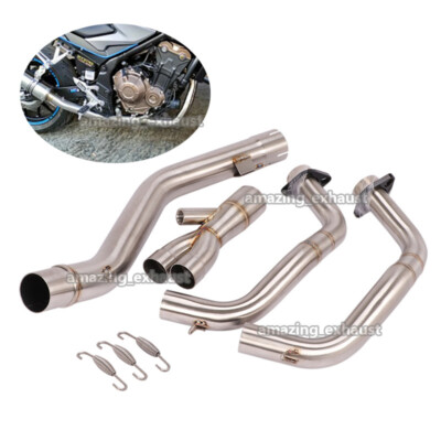Slip On For Honda CBR500 CB500X CB500F 2013-2022 Exhaust Front Header Link Pipe
