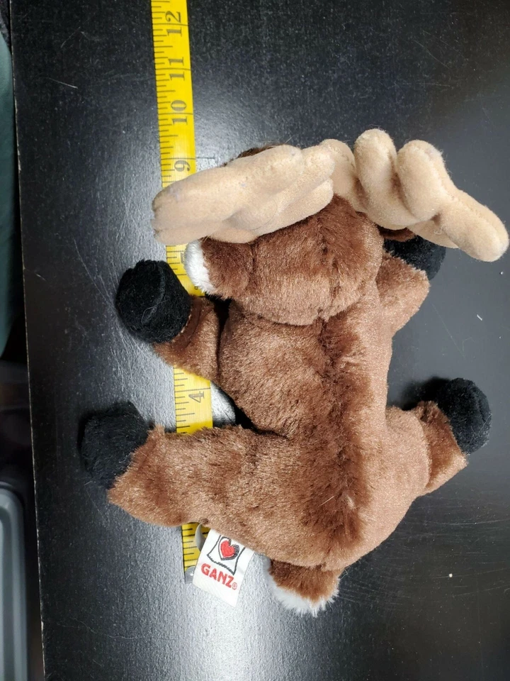 9 Inch Ganz Reindeer Webkinz Plush - NO CODE - Soft - Cuddly - Image 3 of 4