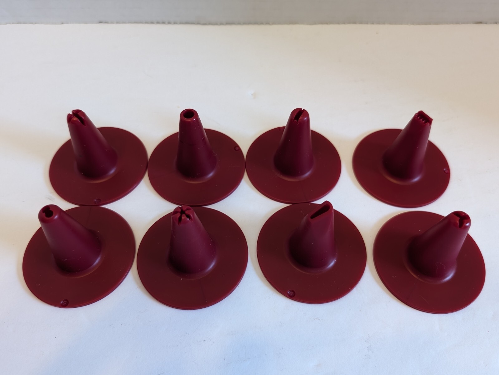 Cuisinart Electric Cookie Press CCP20R Replacement Parts 8 Pastry Tips