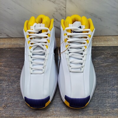 Adidas Crazy 1 Lakers White Purple Yellow Basketball Kobe Bryant