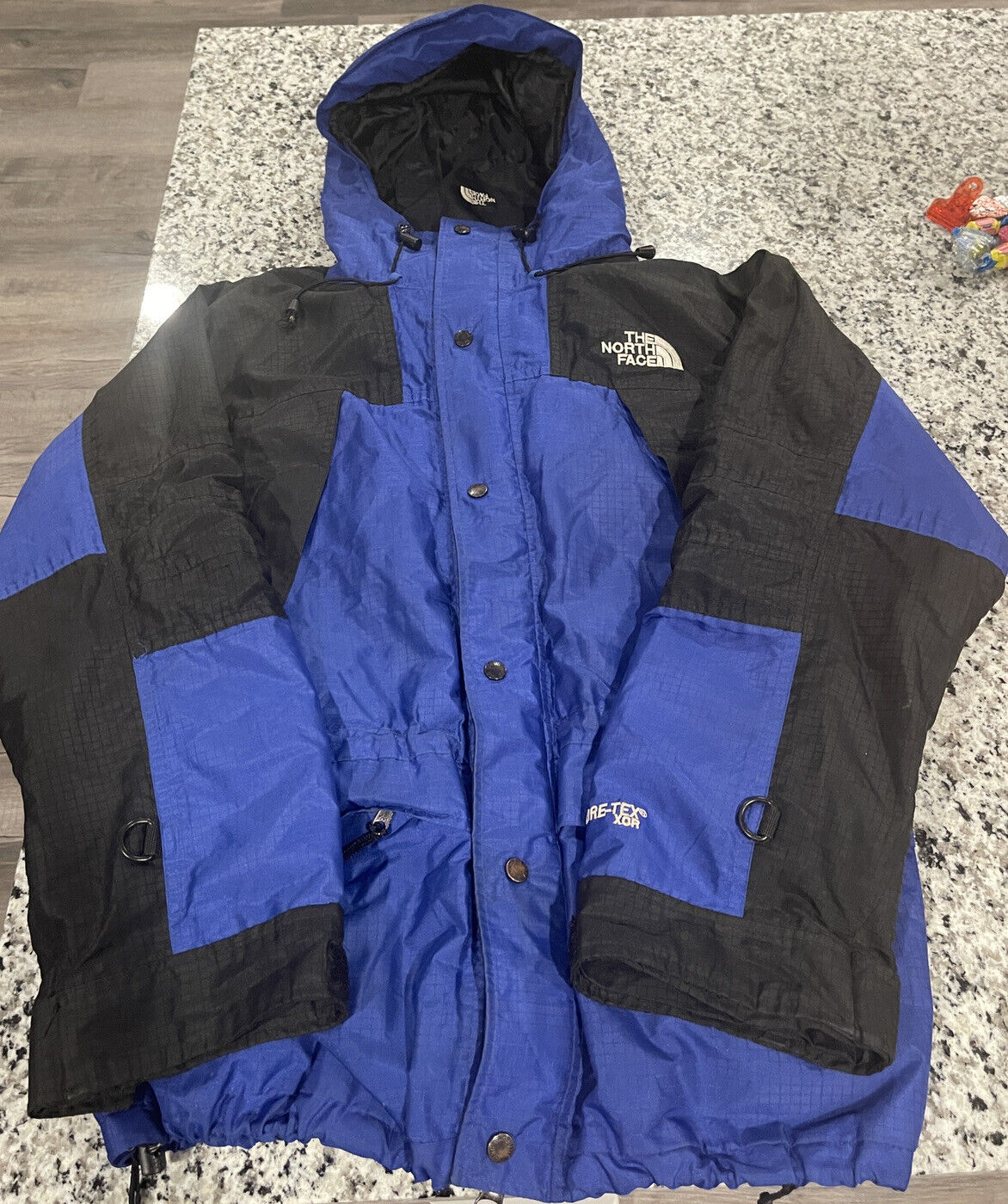 Vintage The North Face Summit Series Gore-Tex XCR Mountain Shell Jacket  Blue Med