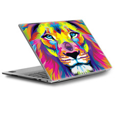 Skins Decal Wrap for Dell XPS 13 Colorful Lion Abstract Paint