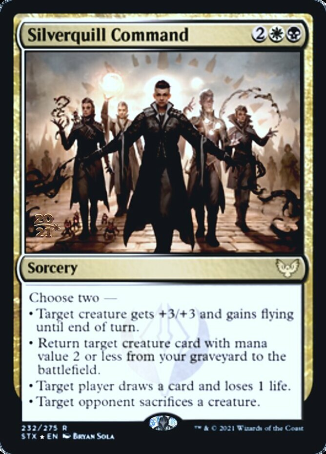 Pre-Release Promos - Silverquill Command - Foil - Prerelease Promo