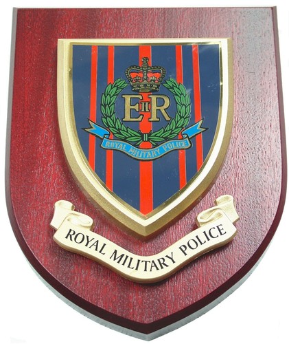 rmp royal military police regimental mess plaque