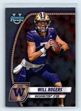 2024 Bowman Chrome University Will Rogers Base Washington Huskies #185