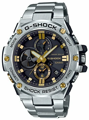 Casio G SHOCK GST B100D 1A9JF G Steel Smartphone Link Model from Japan New