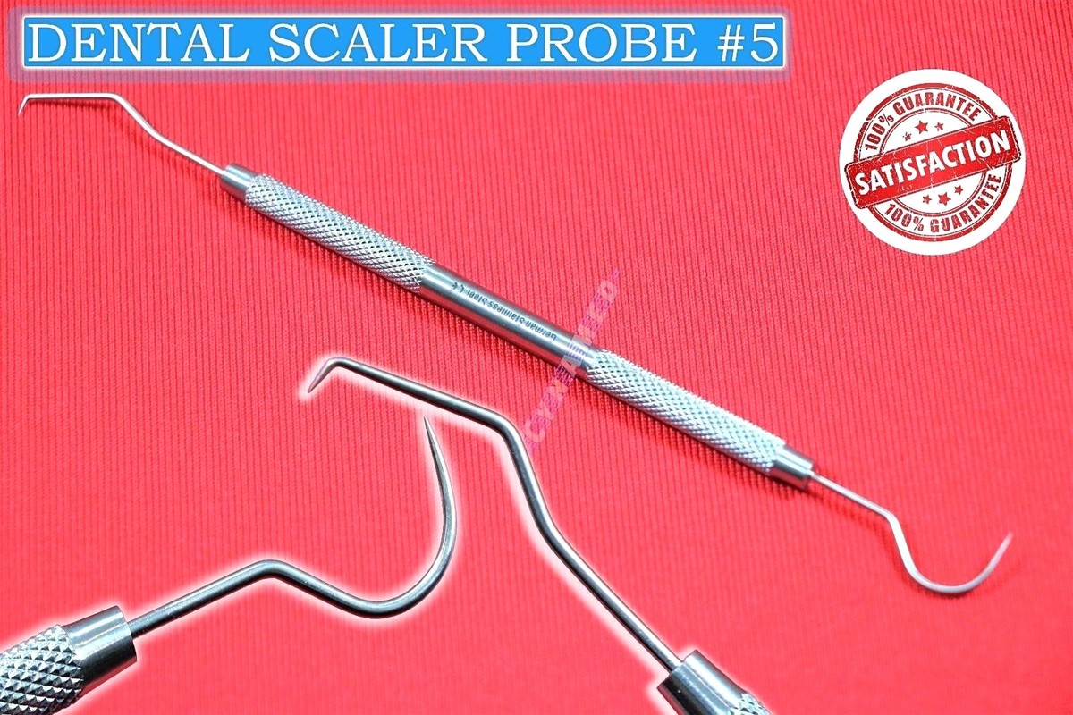 Aazon.co: Dental Sickle Scaler 204S Titaniu Tips Posterior Anterior
