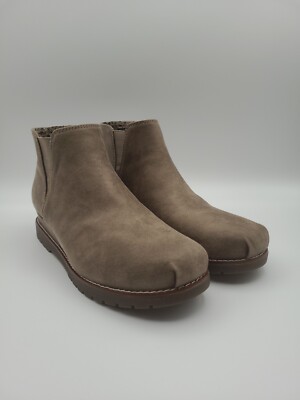 Skechers Bobs Chill Wedge Cruise Altitude Women's Size 8.5 Taupe Boot 114715 New