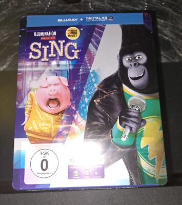 Sing, 2017, Blu-ray, Steelbook, NEU+OVP! Keine DVD 