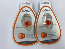 2 Pair Earskinz Es2 Designed For Apple Earpods Ear Pod Wired Free Shipping
