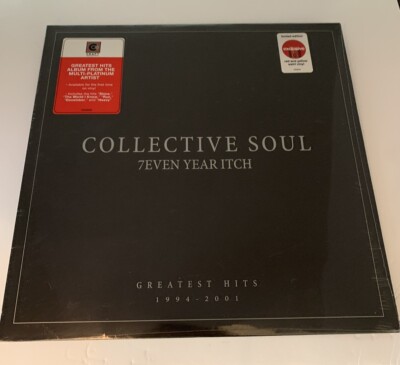 Collective Soul 7Even Year Itch Greatest Hits Red Yellow Swirl Vinyl LP Seven 7