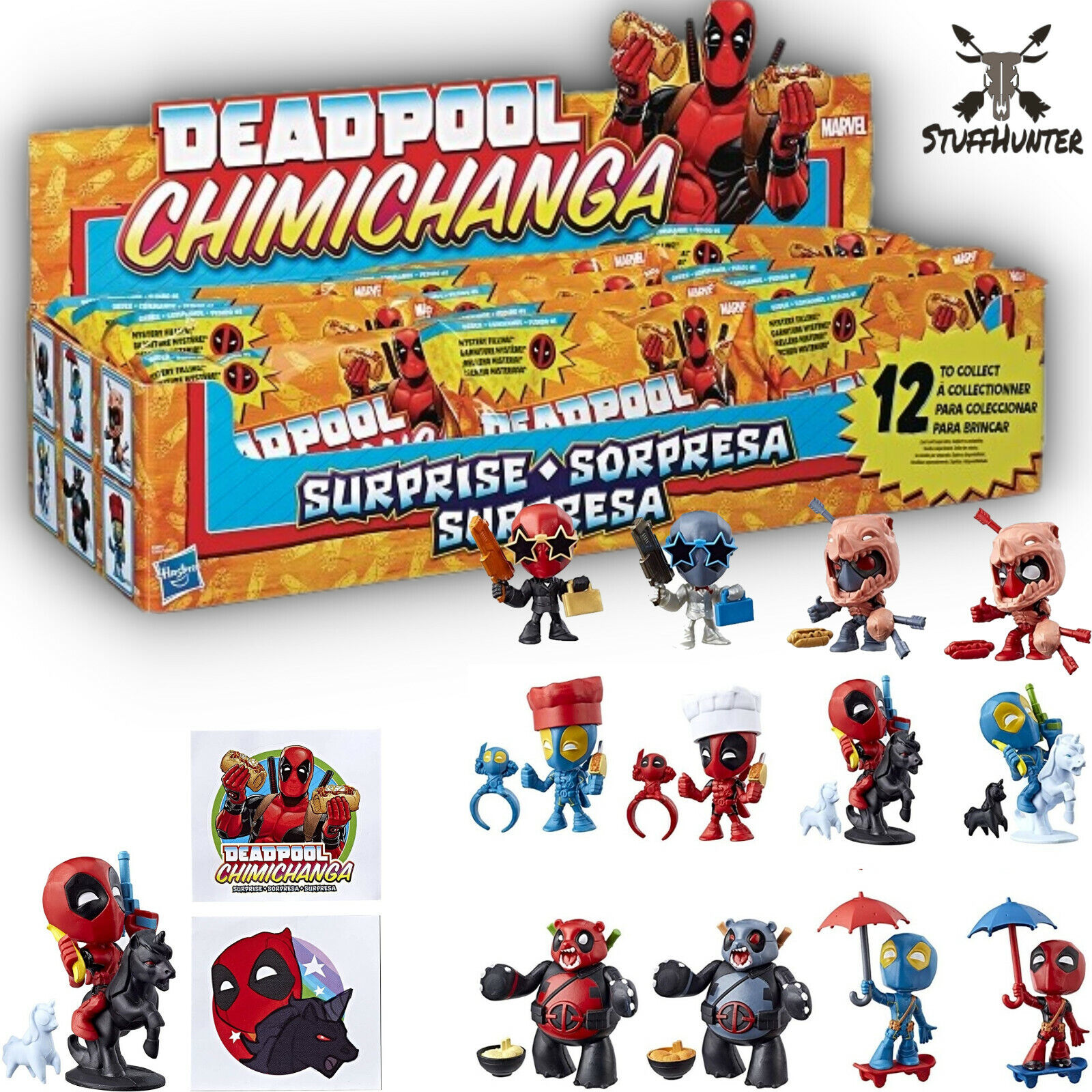 Deadpool Chimichanga - Marvel Collectible - Mystery Mini - 2in Hasbro - New