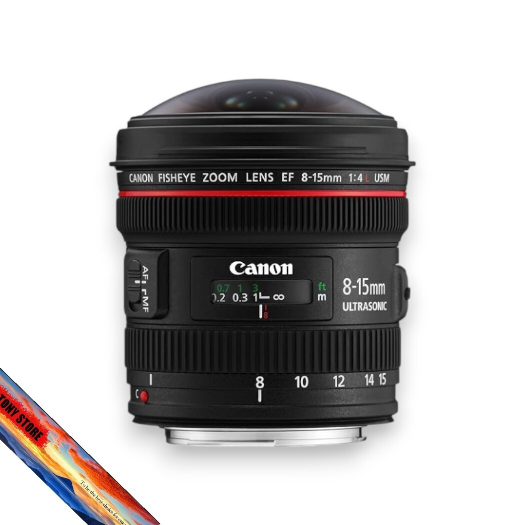 Canon EF 8-15mm f/4 L Fisheye USM Wide Angle Zoom Camera Lens