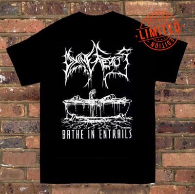DYING FETUS BATHE IN ENTRAILS T-Shirt Short Sleeve Cotton Black S to 5XL