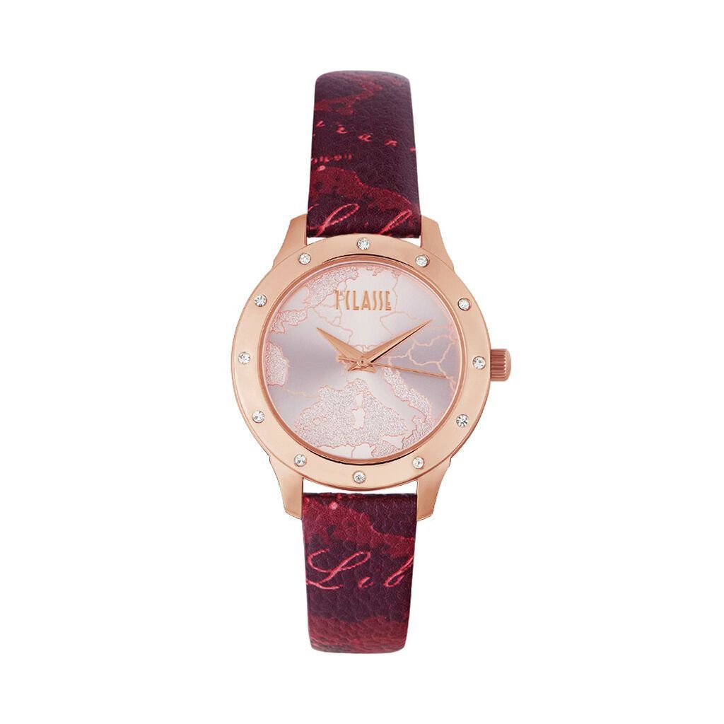 Womens Wristwatch ALVIERO MARTINI 1a Classe MOORE CS.4318S/02 Leather Red