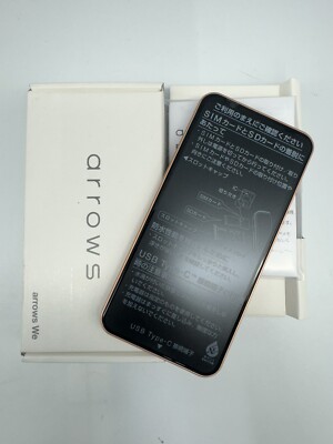 Sim Free Fujitsu Arrows We Gold Color Japan Model FCG01 Unlocked