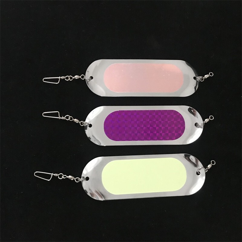 4Pcs Yousya Fishing Dodgers Fishing Flashers for Salmon 24g Throlling