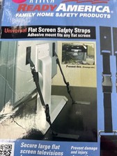 2 Strap Set Anti-Tip Safety Straps Fit Most Flat Screen TV Furniture Heavy Duty