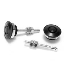 Auto Car Push Button Quick Release Hood Bonnet Pins Lock Clip Bumper Latch Kit