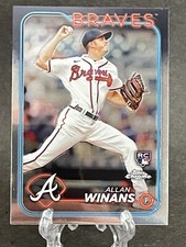2024 Topps Chrome #249 Allan Winans RC Rookie Braves